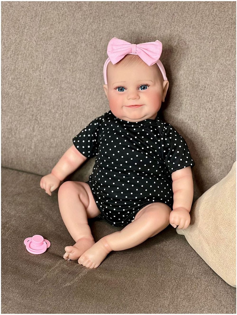 Кукла Реборн мягконабивная 50см в пакете (FA-100B)