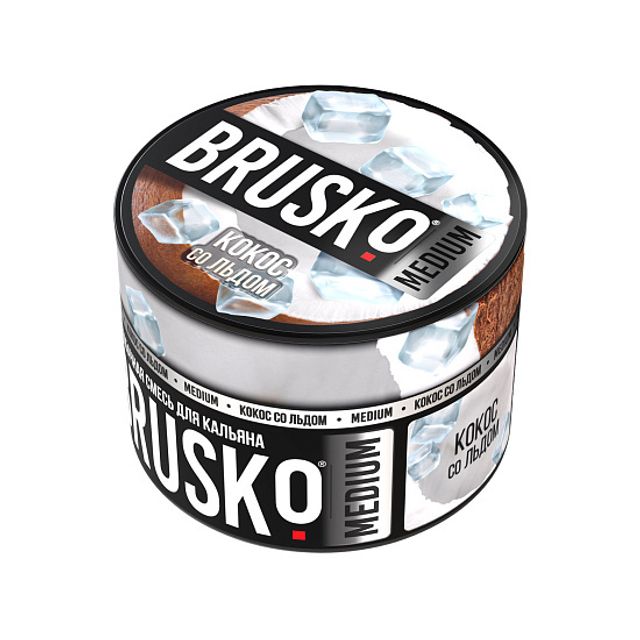 Бестабачная смесь Brusko Medium - Кокос со Льдом 50 г