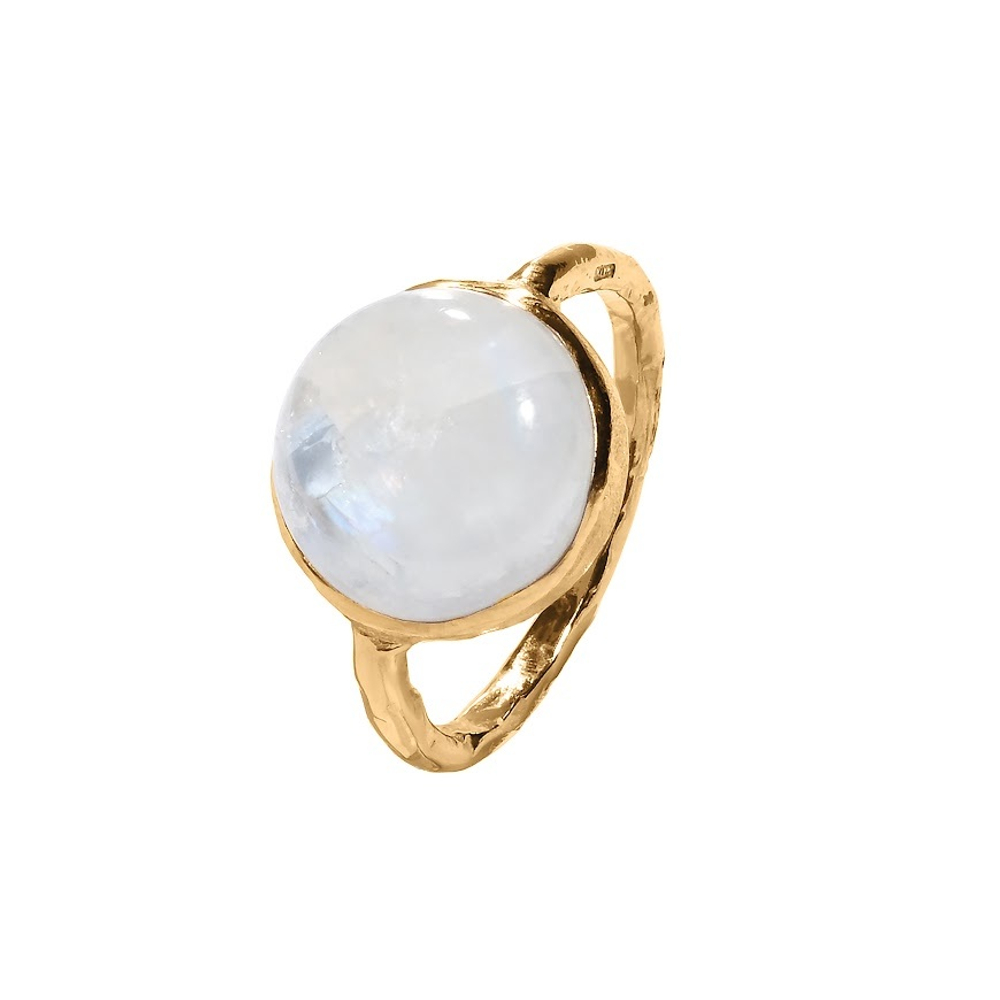 E.Tolstaya Кольцо с лунным камнем, позолота