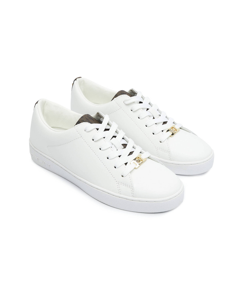 Кожаные кроссовки keaton Michael Kors - экрю(43R4KTFS2L)