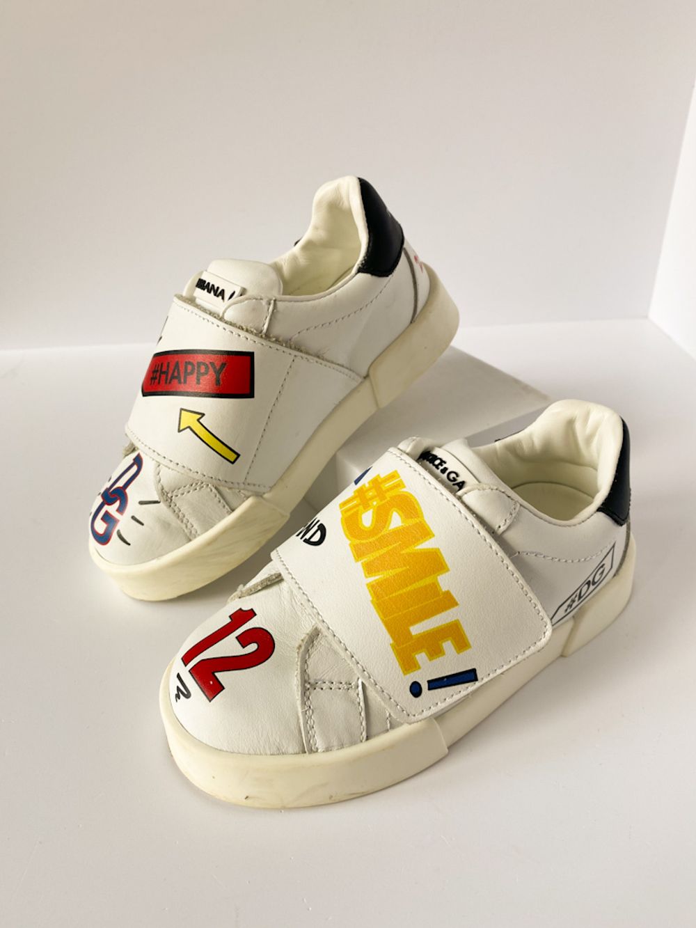 Кожаные кроссовки Dolce&Gabbana, 25,5