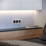 Рамка на 3 поста Acrylic (айвори)