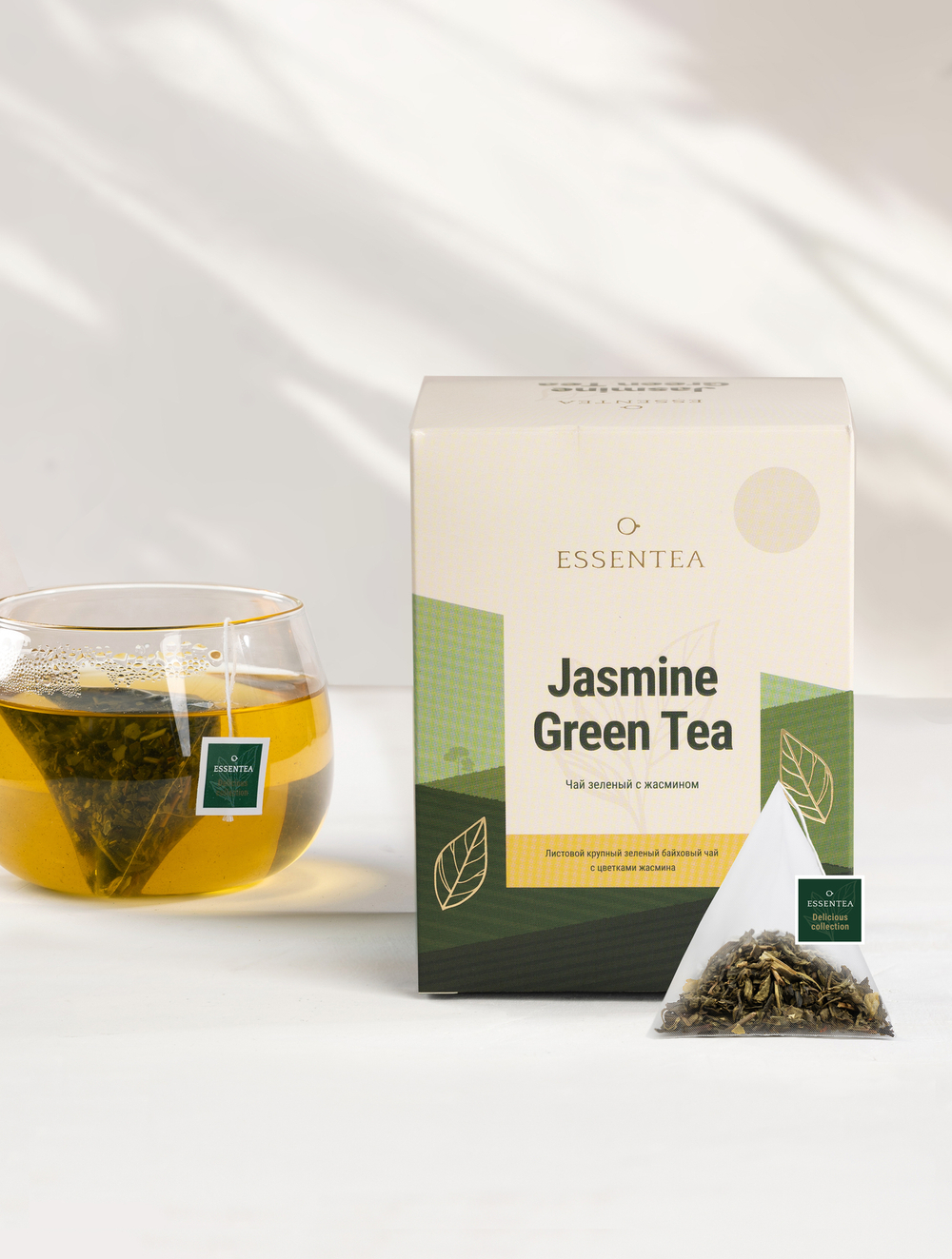 Чай ESSENTEA зеленый Jasmine Жасмин 50 г. (2,5 г х 20 шт)