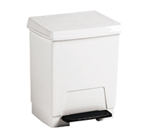 Ведро для мусора с педалью 8 л. ABS NOFER 14025.W белый