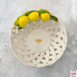 Блюдо круглое Orgia Лимоны 27 см