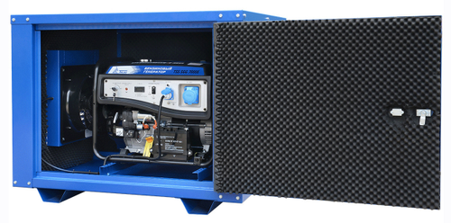 Бензиновый генератор ТСС SGG 12000EH3LA в кожухе