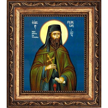 Гедеон Каракалльский, Афонский Преподобномученик. Икона на холсте.