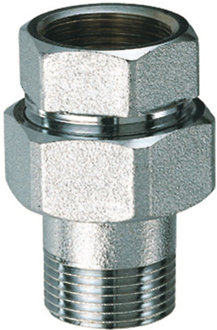 Прямой трехсоставной фитинг 1/2" (ВР-американка)