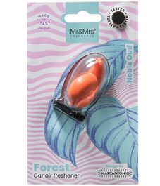 Аромадекор для автомобиля и дома FOREST SNAIL УЛИТКА (благородный уд) в блистере, Mr&Mrs Fragrance