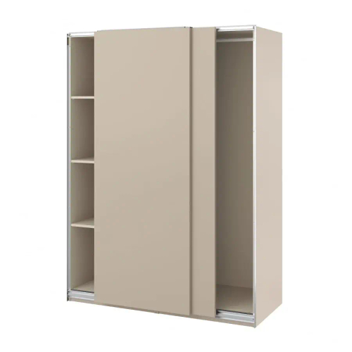 Гардероб - PAX / HASVIK IKEA/ПАКС/  ХАСВИК ИКЕА,  201х150 см, бежевый