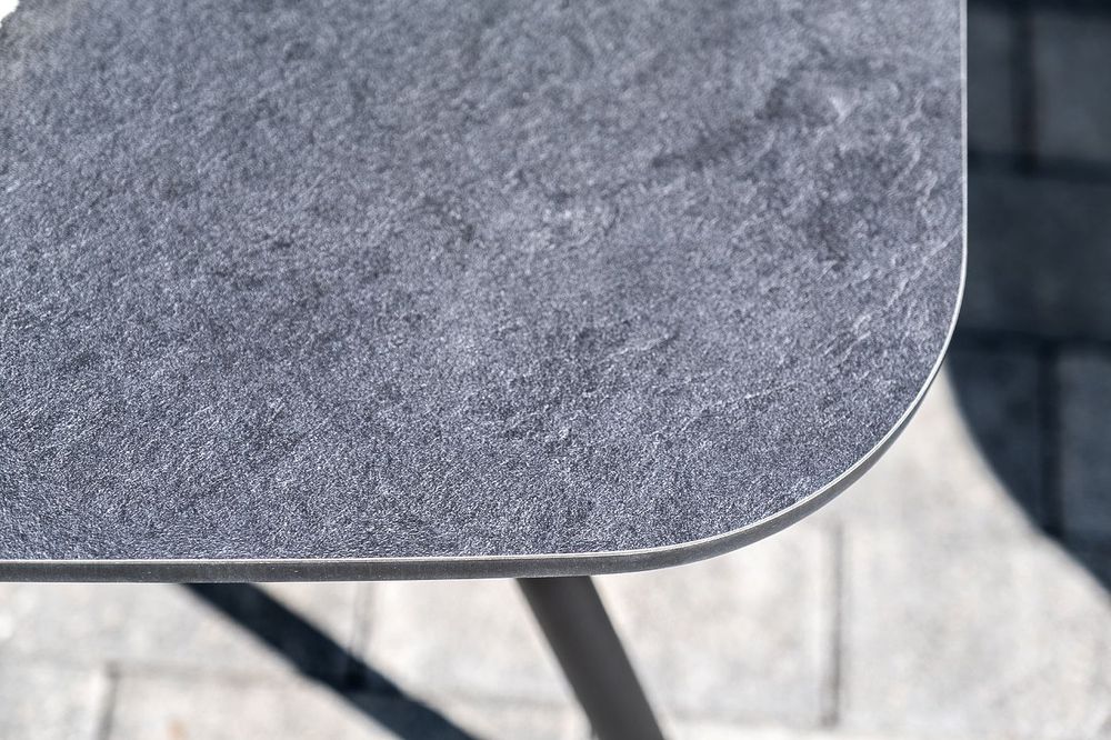 "Верона" лаунж-зона 5-местная плетеная из роупа (веревки), каркас алюминиевый темно-серый, роуп темно-серый