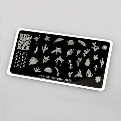 Swanky Stamping Пластина для стемпинга 049