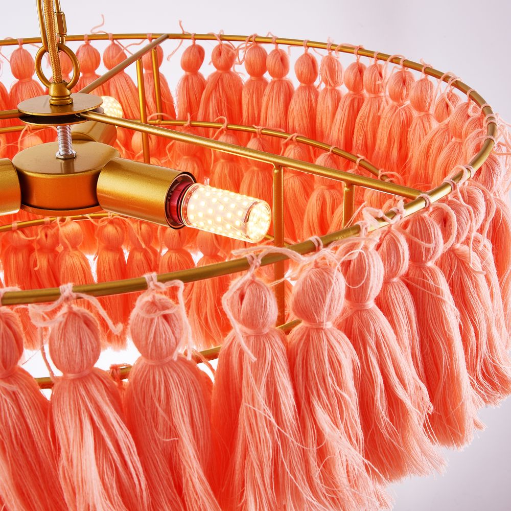 Подвесная Люстра Tassel Карамель By Imperiumloft