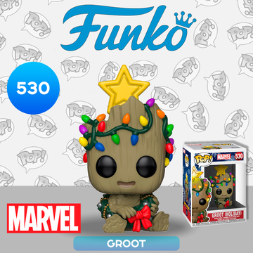 Фигурка Funko POP! Bobble Marvel Holiday Groot (530) 43333