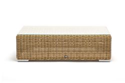 "Боно" журнальный столик из искусственного ротанга, цвет соломенный