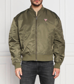 куртка бомбер guess x brandalised with graffiti by banksy GUESS - зеленый(M3RL87 WFA20)