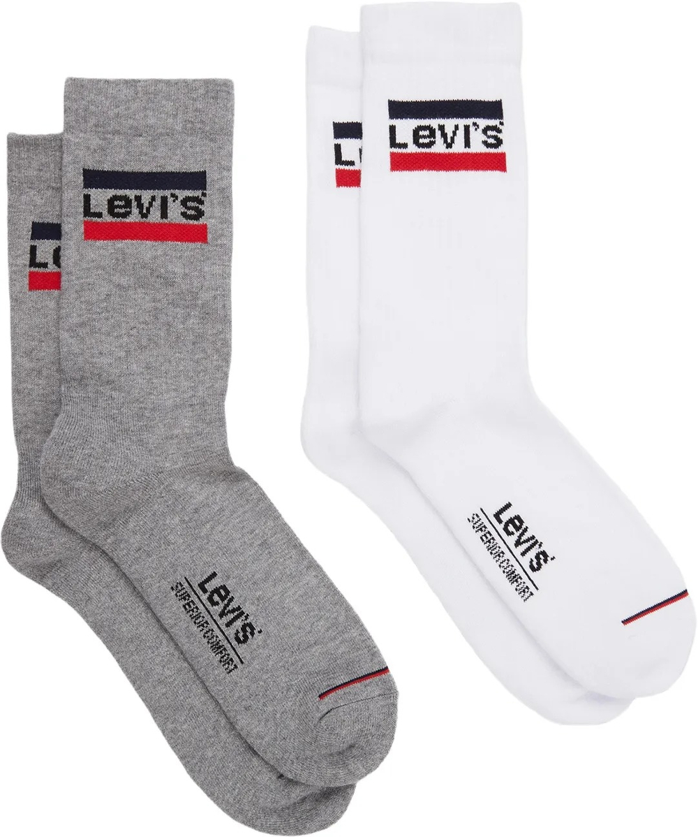 Носки ( набор 2 шт. ) LEVI'S Regular Cut Sprtwr Logo 2P