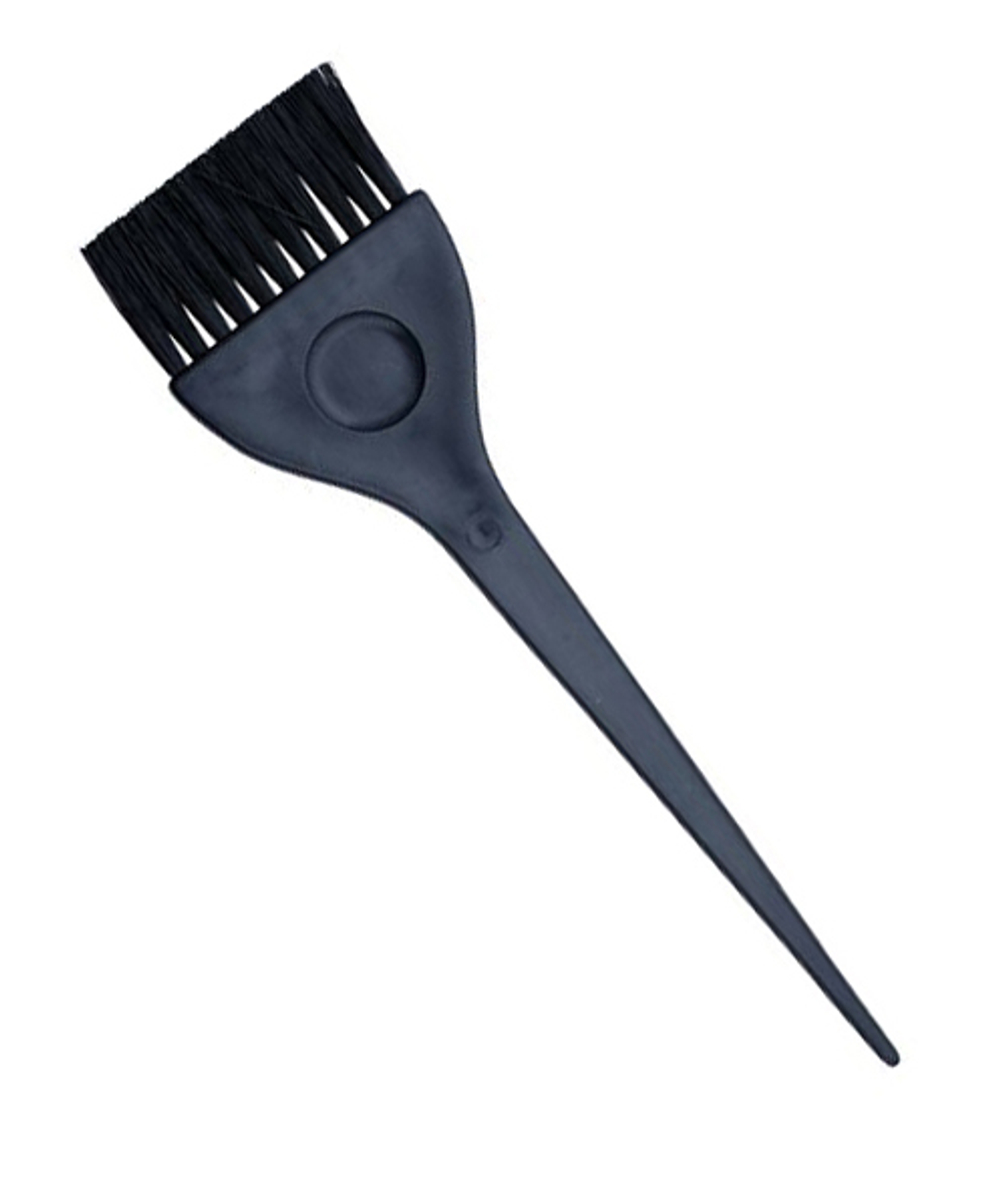 Кисть для окрашивания DEWAL черная с прямой щетиной широкая