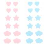 The Creme Shop, Cotton Candy Skin, гидроколлоидные патчи от акне, звезда, сердце и облака, 24 патча