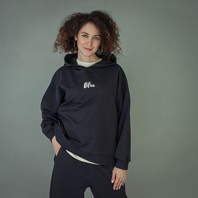 Bb team oversized hoodie for women - Graphite