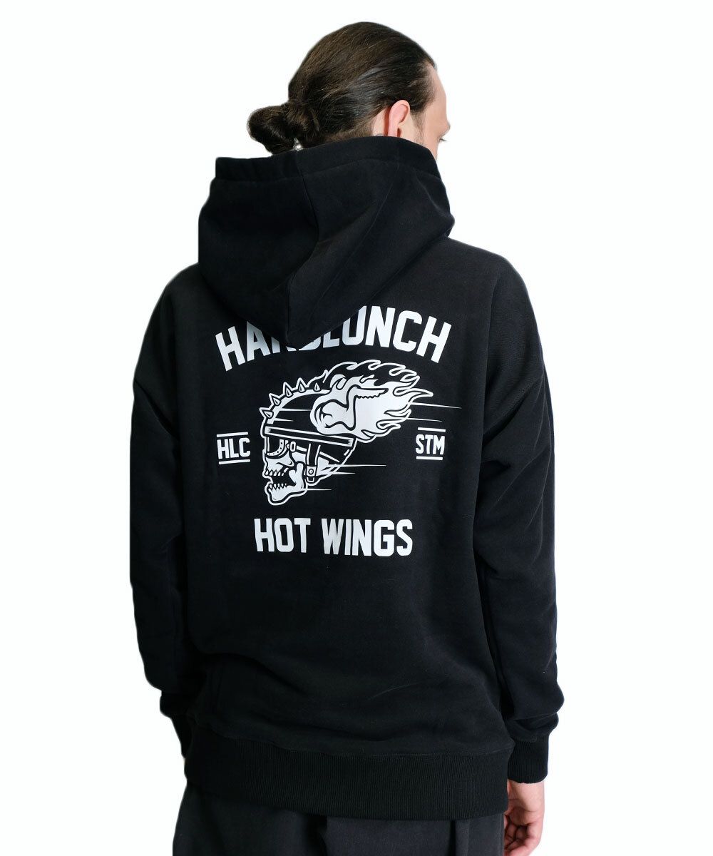 Худи Hardlunch Hot wings черный