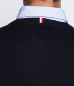 свитер Tommy Hilfiger - темно-синий(MW0MW28047)