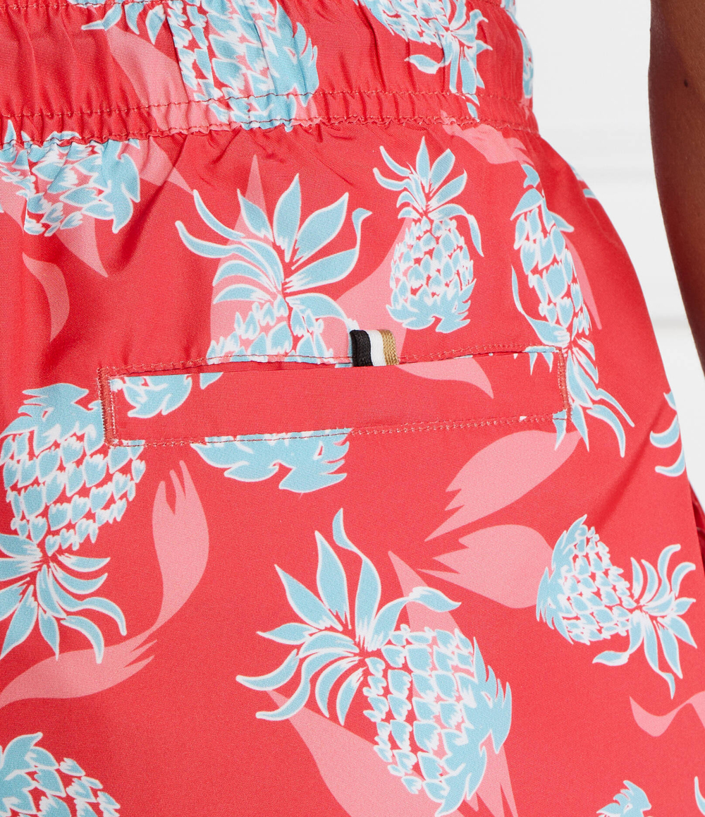 Шорты для плавания Ery BOSS BLACK - малиновый(50515718)