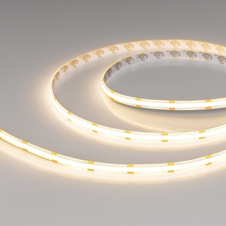Светодиодная лента герметичная COB-SE-X544-8mm 24V Warm3000 (11 W/m, IP65, 5m) Arlight 062811