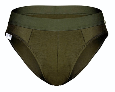 Бамбуковые трусы-брифы цвета хаки (Размер: M) (Цвет: хаки)