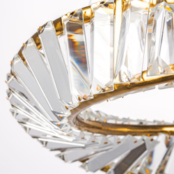 699043 Люстра VIDARE 20W LED 1700LM ЗОЛОТО 3000K IP20