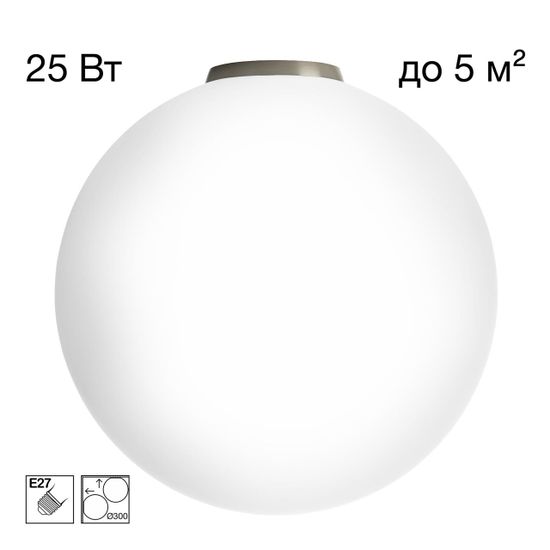 CL941D30B1 RON Накладной Св-к Шар База Хром Мат.