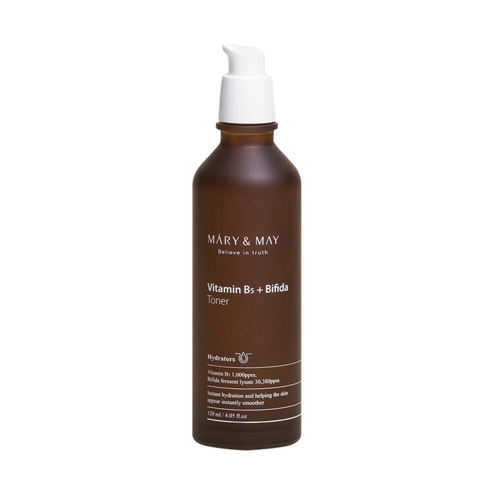 Восстанавливающий тонер с пробиотиками и пантенолом MARY&MAY Vitamin B5 + Bifida Toner