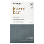 ATTITUDE, Leaves Bar ™, мыло для тела, перечная мята и сладкий апельсин, 113 г (4 унции)