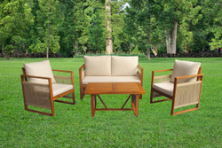 Набор садовой мебели из акации, 4 предмета, TP6065.1.1