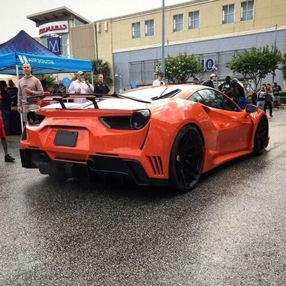 Карбоновое спойлер-крыло для Ferrari 488 GTB Spider 2015-2020 Феррари