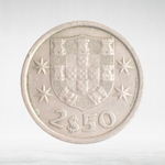 Portugal, 2.50 Escudos, 1971, VF