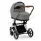 Коляска для новорожденных Cybex Priam IV Mirage Grey шасси Chrome