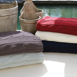 Плед 130х170 Messina от Casual Avenue слоновая кость Турция