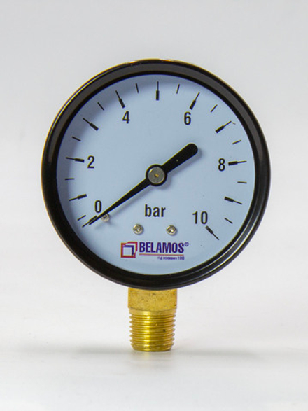 Belamos Манометр PGS63 RAD 1/4", вертикальный (63 мм/10 бар)