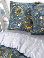 Постельное белье 1 5 спальное, поплин, 100% хлопок, наволочки 70х70