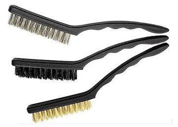 Набор щеток, 3 шт., металлические с пластмассовой ручкой, большие Matrix 74863