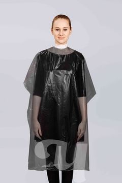 Пеньюар для парикмахеров полиэтиленовый от Чистовье 50 шт.