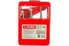 3-20 мм, 3 шт, сталь Р4М2, набор ступенчатых сверл (29665-3-20-H3)