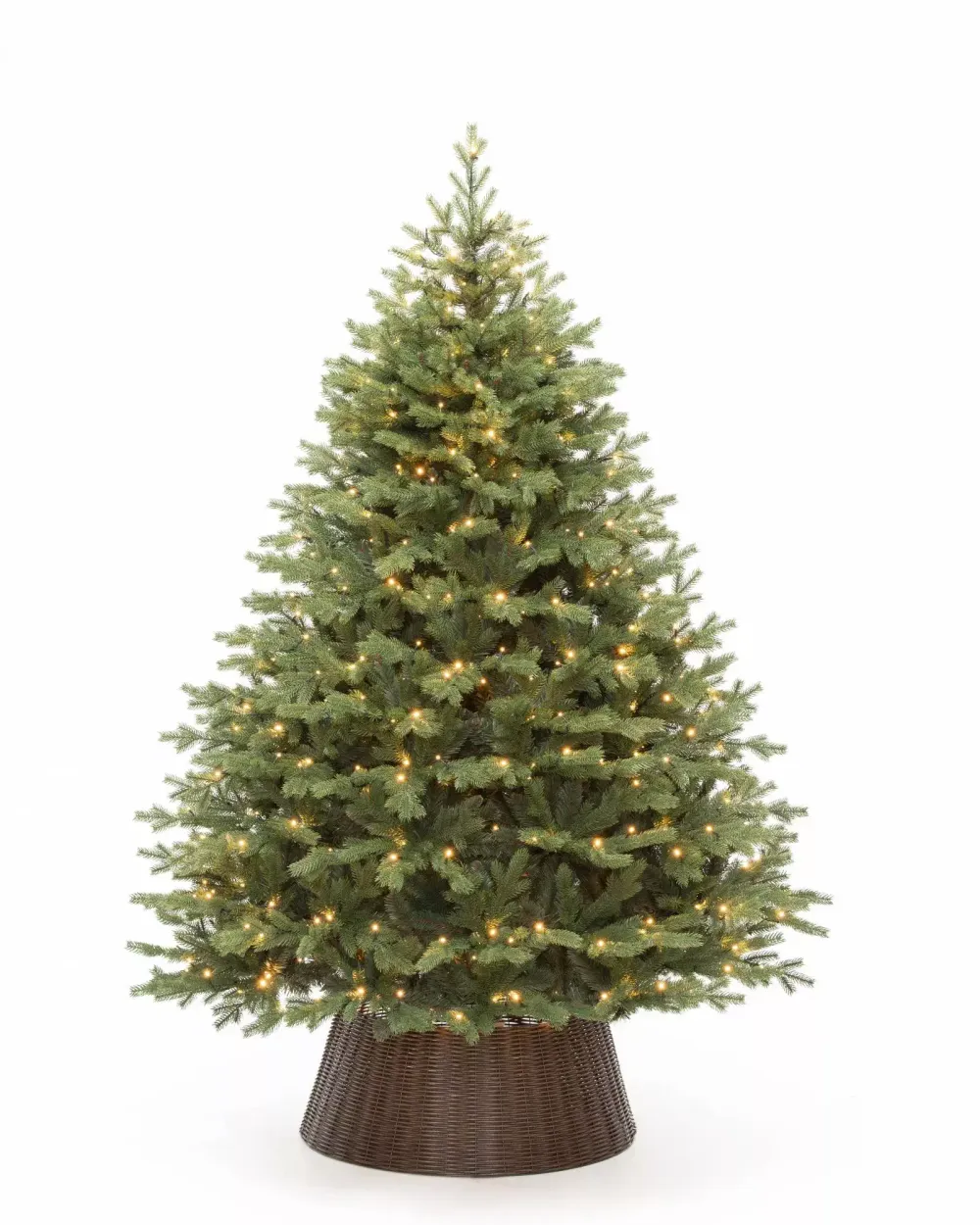 Елка с гирляндой «Графская» (Литая+пвх) от 1,5 м до 2,4 м