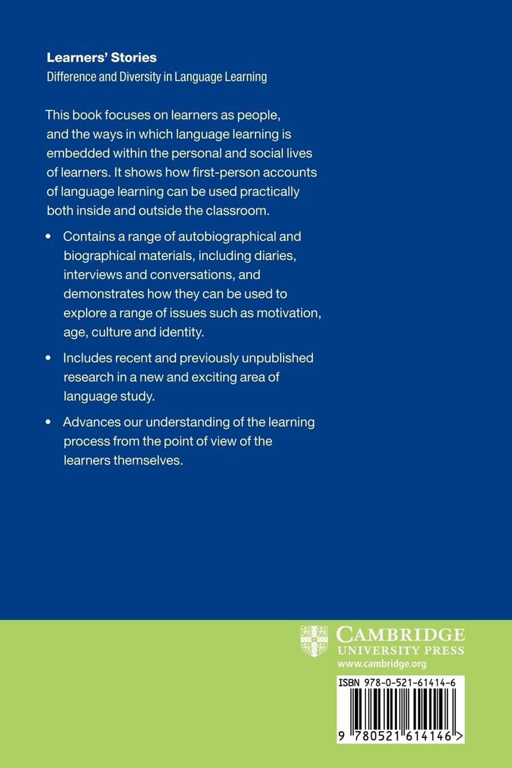 Learners' Stories: Difference and Diversity in Language Learning (Cambridge Language Teaching Library) 1st Edition