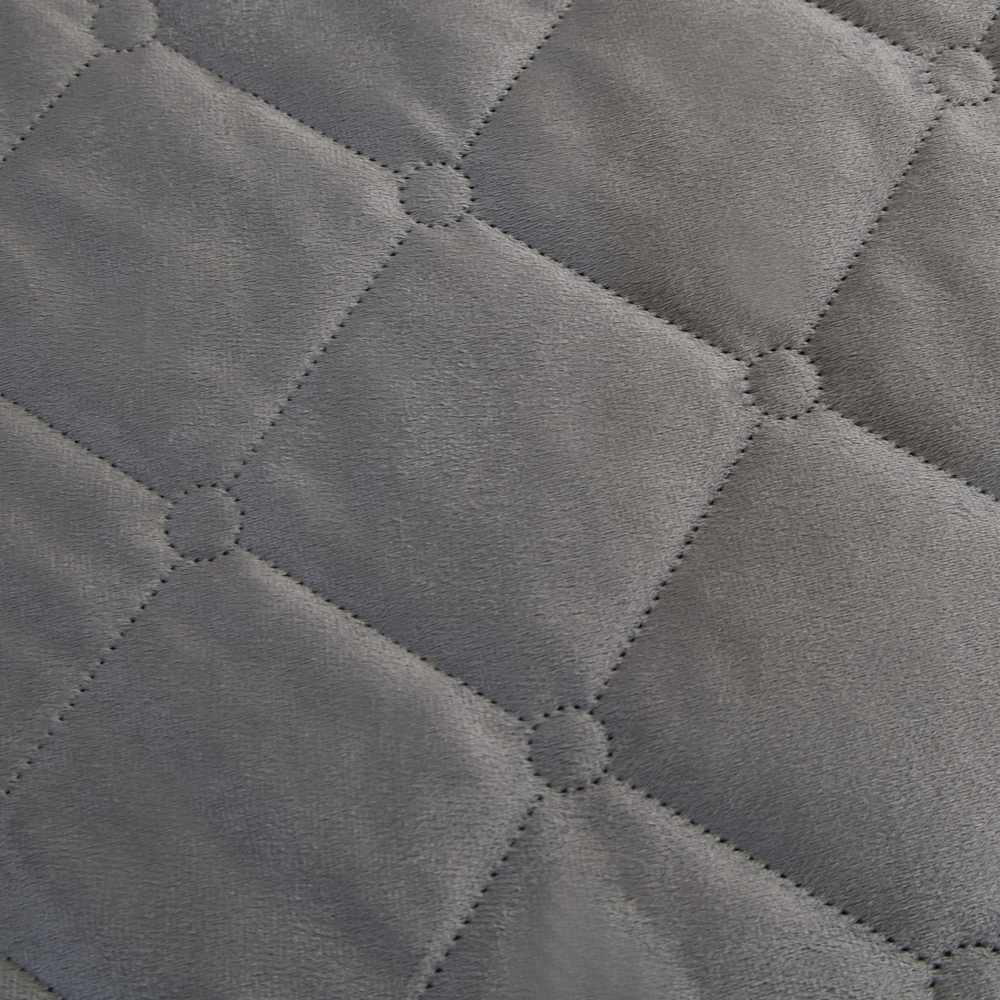 Велюровое покрывало ромб OVF043