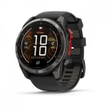 Garmin Fenix 8 PRO, 51 мм, MicroLED, Sapphire, Carbon Gray DLC Titanium with Black/Pebble Gray Silicone Band