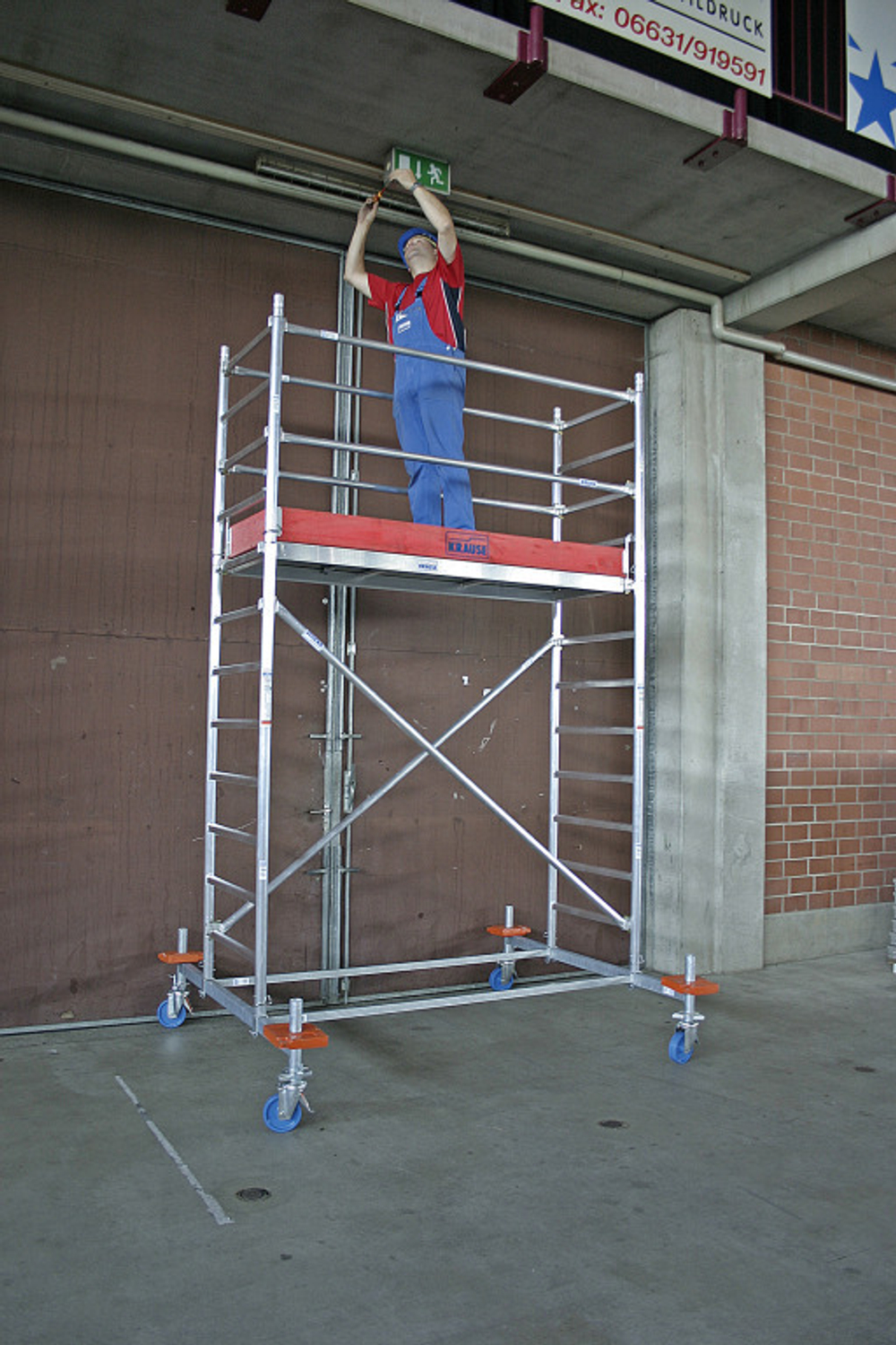 STABILO 10-2 Передвижные подмости, поле 2,0 х 0,75 м. Раб. высота 14,4 м (731418)