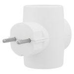 Тройник электрический 6А б/з белый 220 В REXANT