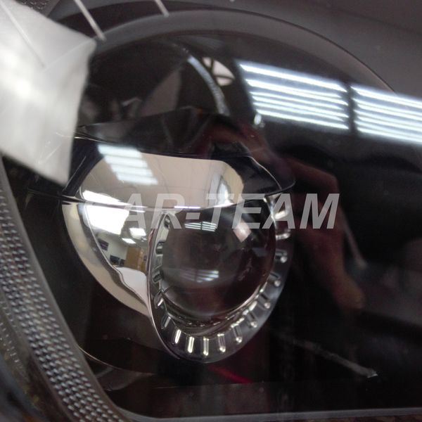 Фары Лада Приора передние в стиле BMW с Bi LED модулями 2,0 дюйма